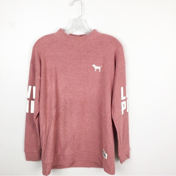 PINK Victoria's Secret Tops - Victoria's Secret PINK mock neck sweatshirt XS